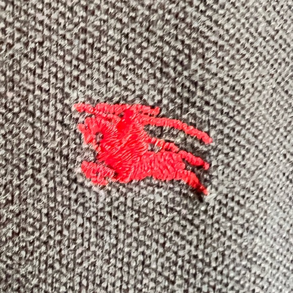 Burberry Men’s Large Black polo - Picture 3 of 7